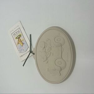 Disney Mickey Mouse and Donald Duck Ceramic Mold with Pooh Recipe Book Tag